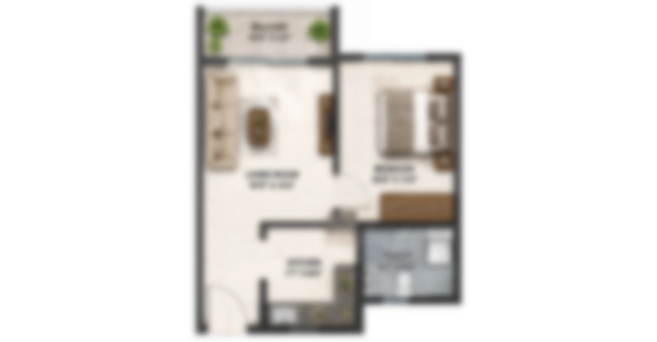 Adani Realty Kanjurmarg West 2 BHK Floor Plans